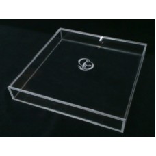 Κουτί 20 Χ 20 Χ 5 εκ. με καπάκι συρταρωτό από Plexiglass-Πλεξιγκλας