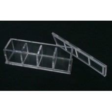 Κουτί για μπομπονιέρα 12,4 Χ 3.9 Χ 3.9 με καπάκι από Plexiglass-Πλεξιγκλας