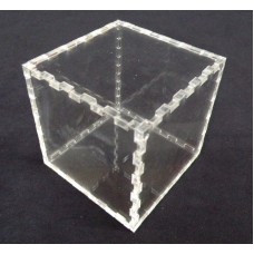 Κουτί για μπομπονιέρα 7Χ7Χ7 με καπάκι από Plexiglass-Πλεξιγκλας