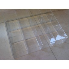 Κασετινα - Κουτι 12 θεσεων 40x35x10 απο Plexiglass - Πλεξιγκλας