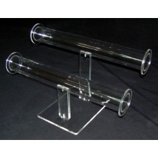 5-2Β : 25 x 12 x 15 cm Διπλό Σταντ Βραχιολιών Plexiglass-Πλεξιγκλας